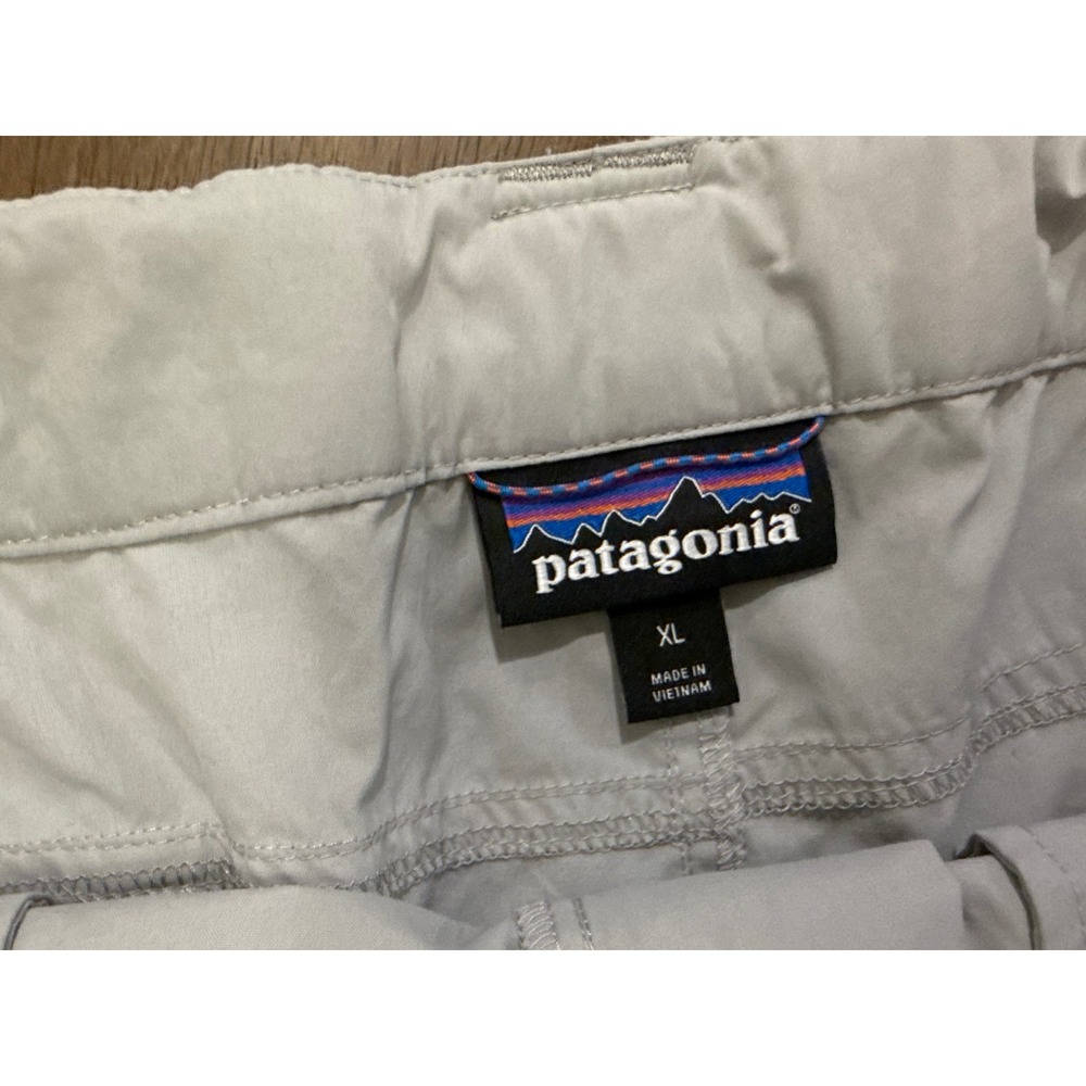 Patagonia Mens Gi III Gray Nylon Hiking Technical Shorts XL Integrated Belt - Picture 6 of 6
